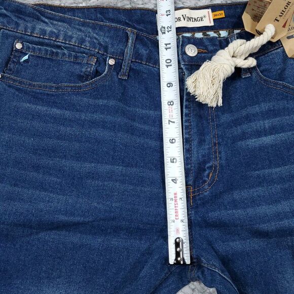 Tailor Vintage Canaan Slim Fit Stretch Jeans Men's Size 36 x 32 Blue Houston - Picture 9 of 9